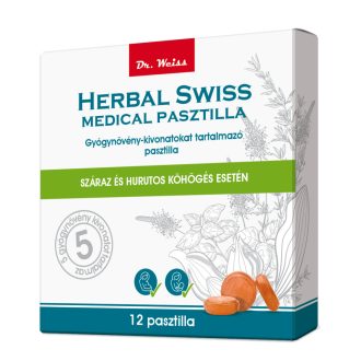 Herbal Swiss Medical pasztilla (12 db)