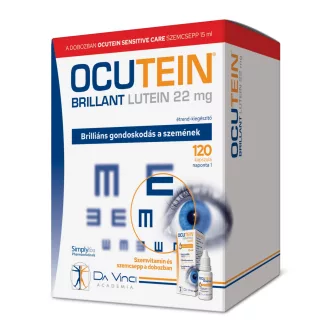   Ocutein Brillant lágyzselatin kapszula (120 db) + Ocutein Sensitive Care Szemcsepp