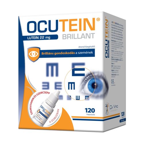 Ocutein Brillant lágyzselatin kapszula (120 db) + Ocutein Sensitive Care Szemcsepp