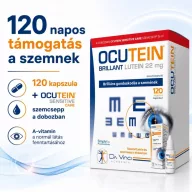   Ocutein Brillant lágyzselatin kapszula (120 db) + Ocutein Sensitive Care Szemcsepp